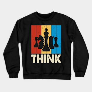 Think Chess Game T shirt For Women Crewneck Sweatshirt